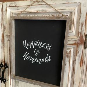 Happiness is Homemade Sign, Wooden Sign, Wall Decor